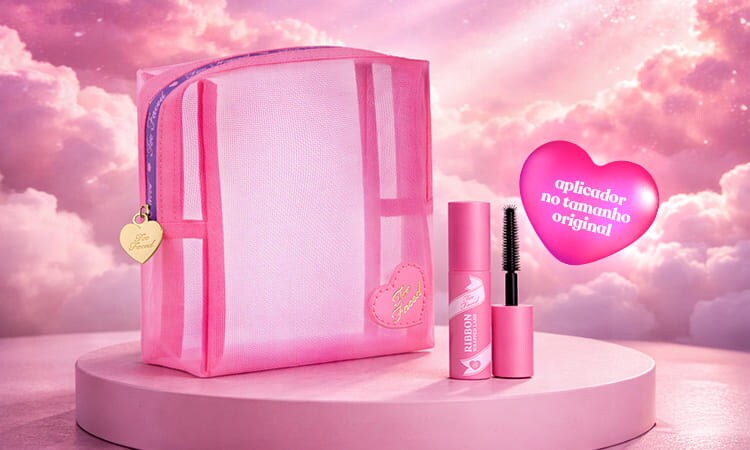 Ganhe nécessaire & mini máscara de cílios