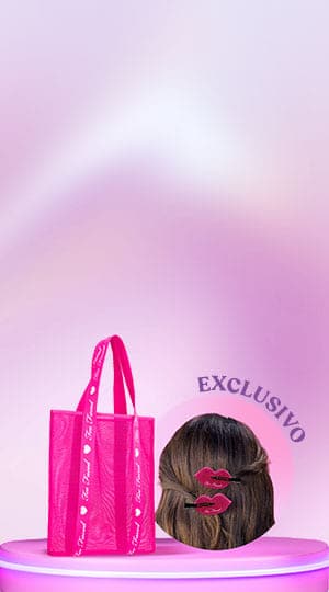 Ganhe Bolsa & Hair Clips