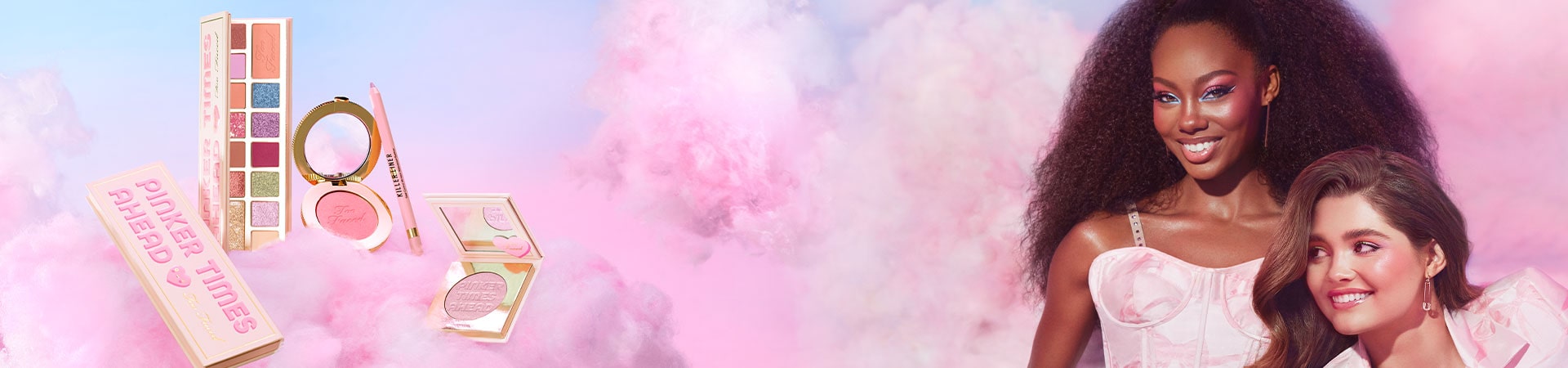 makeup, models and clouds