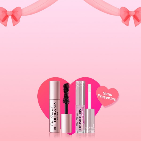 Essenciais da Too Faced na Palma da Mão