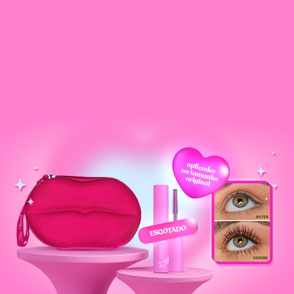 Ganhe Máscara de Cílios Travel Size & Nécessaire