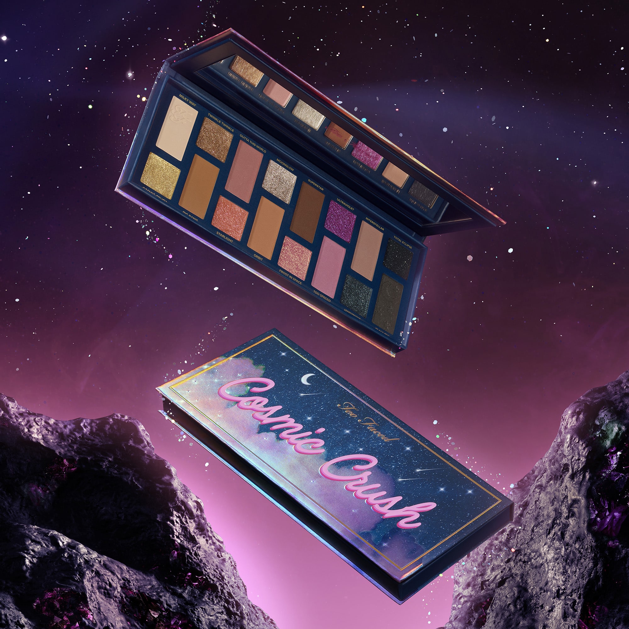 Paleta de Sombras Cosmic Crush Edição Limitada -16 Cores 