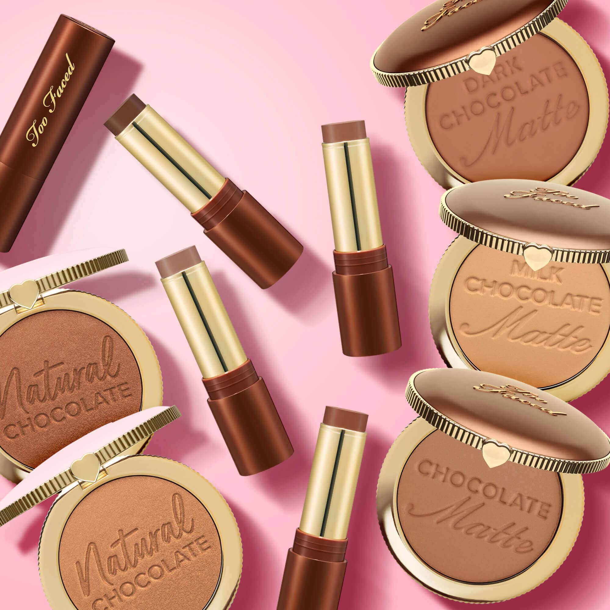 Bronzer e Contorno Facial em Bastão Chocolate Soleil