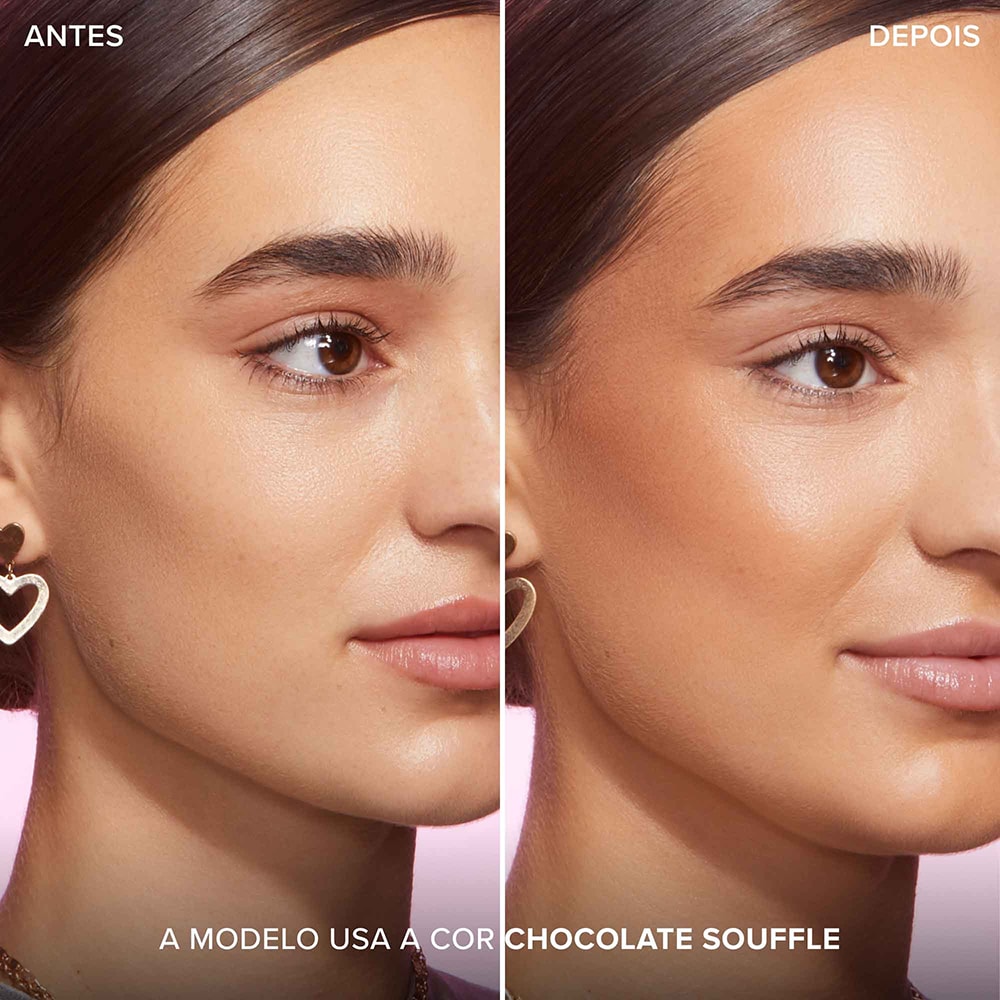 Bronzer e Contorno Facial em Bastão Chocolate Soleil