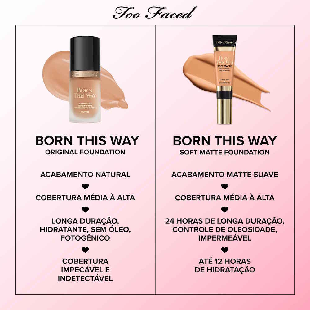 Base Líquida Soft Matte Born This Way