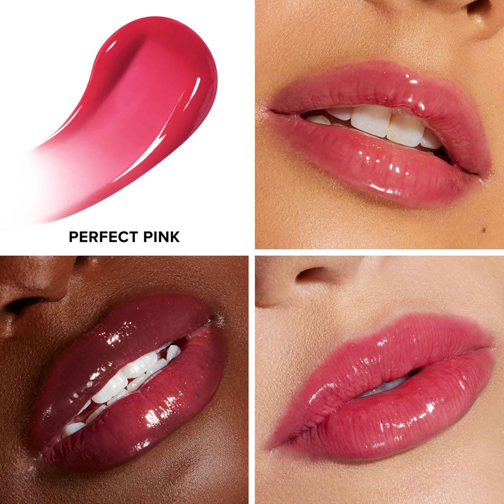 Gloss Labial Lip Injection Extreme Plumping Clicks, Perfect Pink, 1.5g