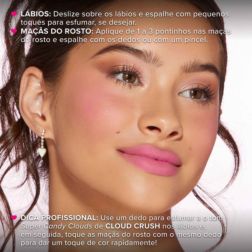 Blush Multifuncional Lip & Cheek Cloud Crush, Super Candy Clouds, 4.3g
