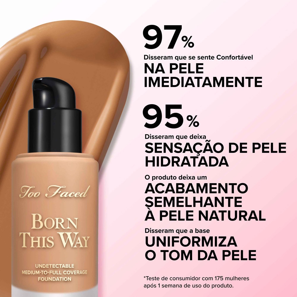Base Líquida Hidratante Born This Way, Snow, 30ml