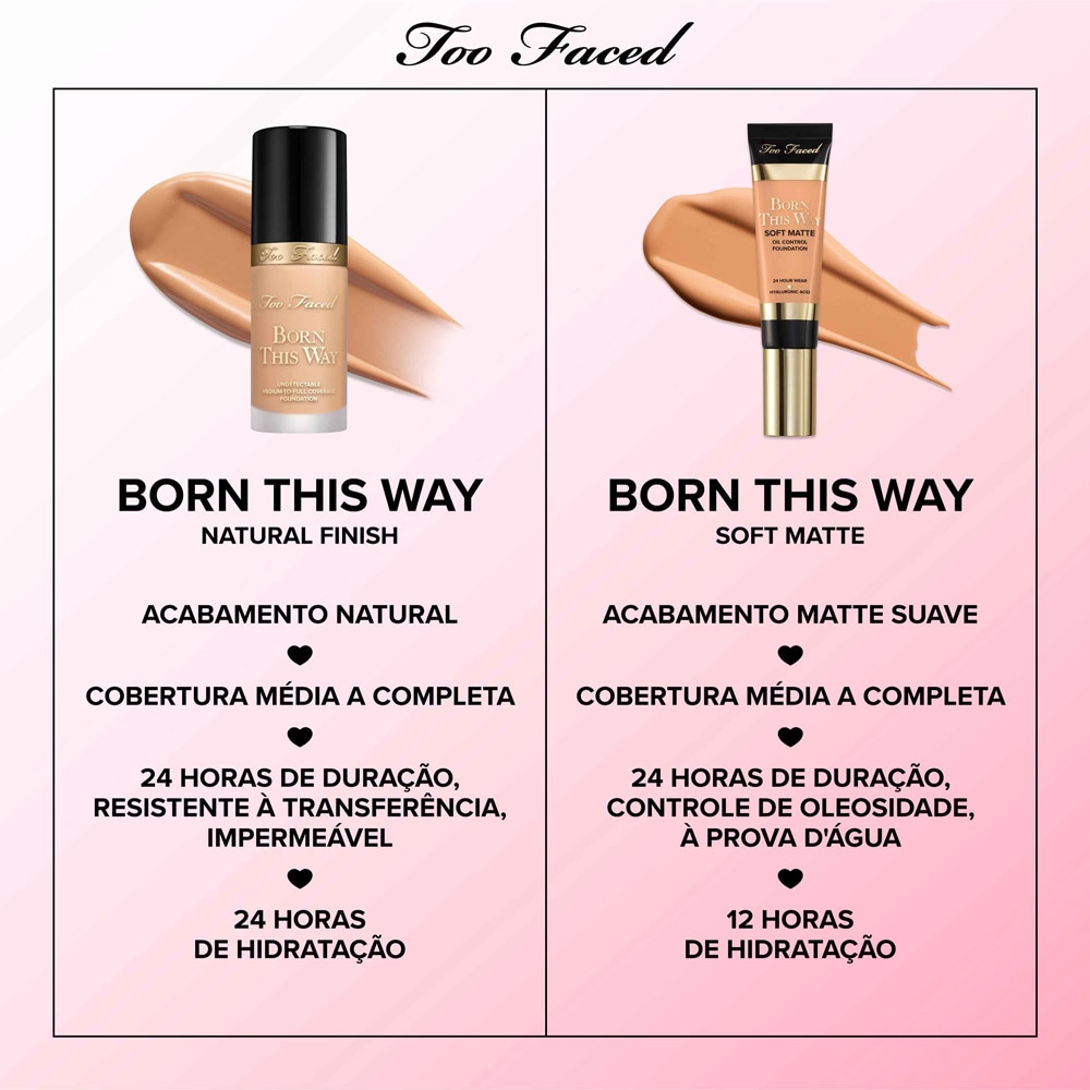 Base Líquida Hidratante Born This Way, Snow, 30ml