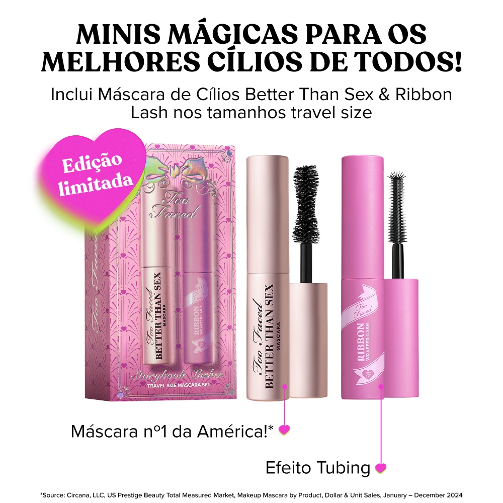 Kit Máscara de Cílios Travel Size - Edição Limitada