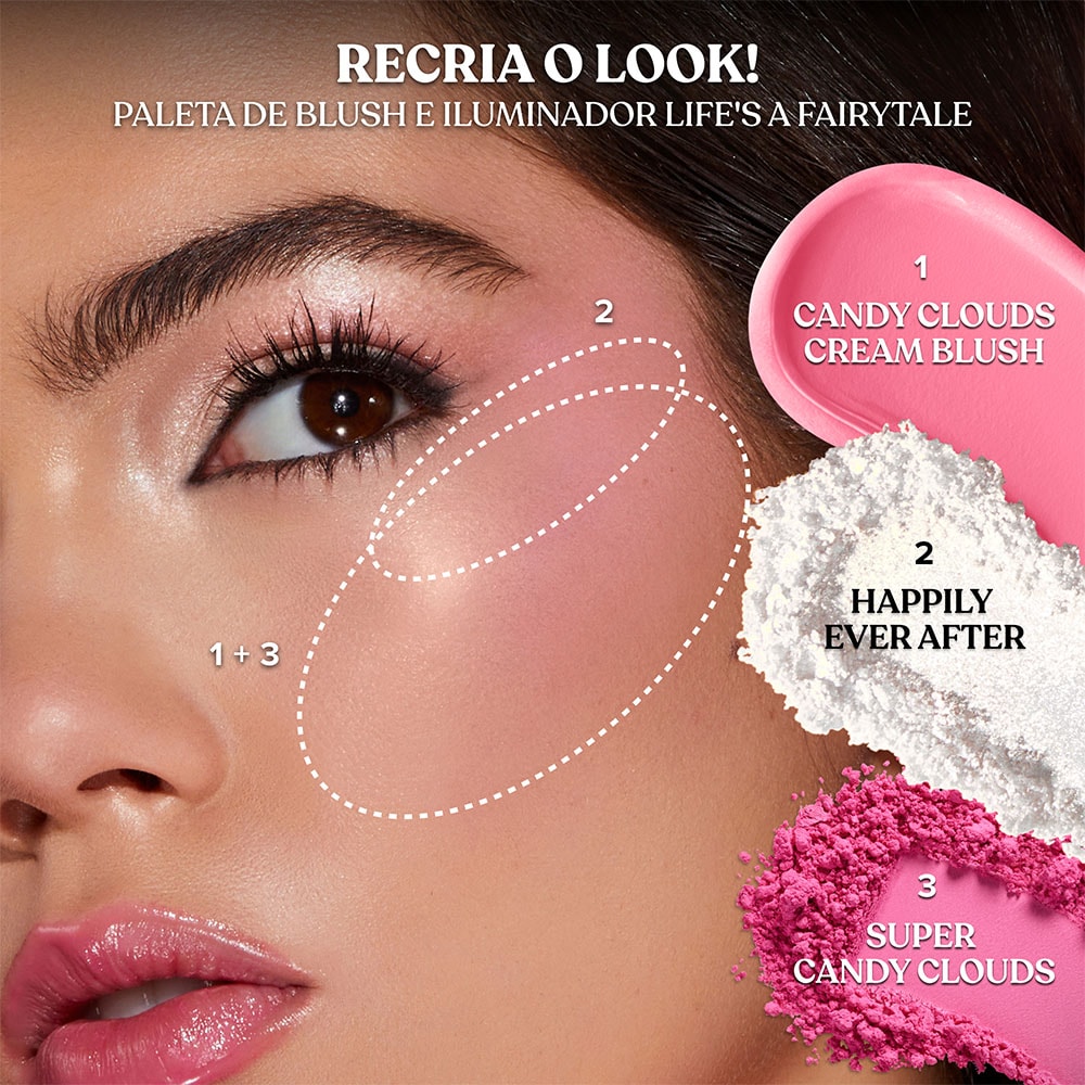 Paleta de Maquiagem Fairytale Crush - Edição Limitada