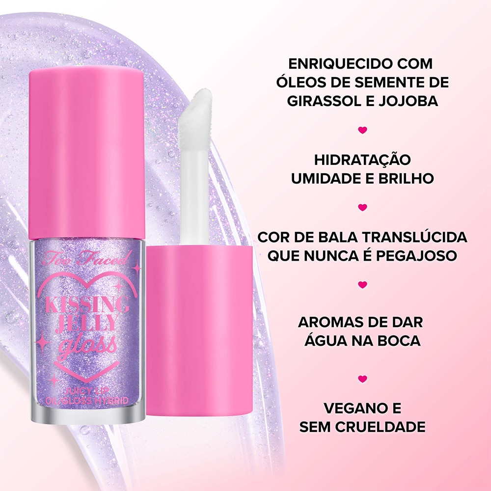 Lip Oil Gloss Kissing Jelly Sweet Taffy - Edição Limitada