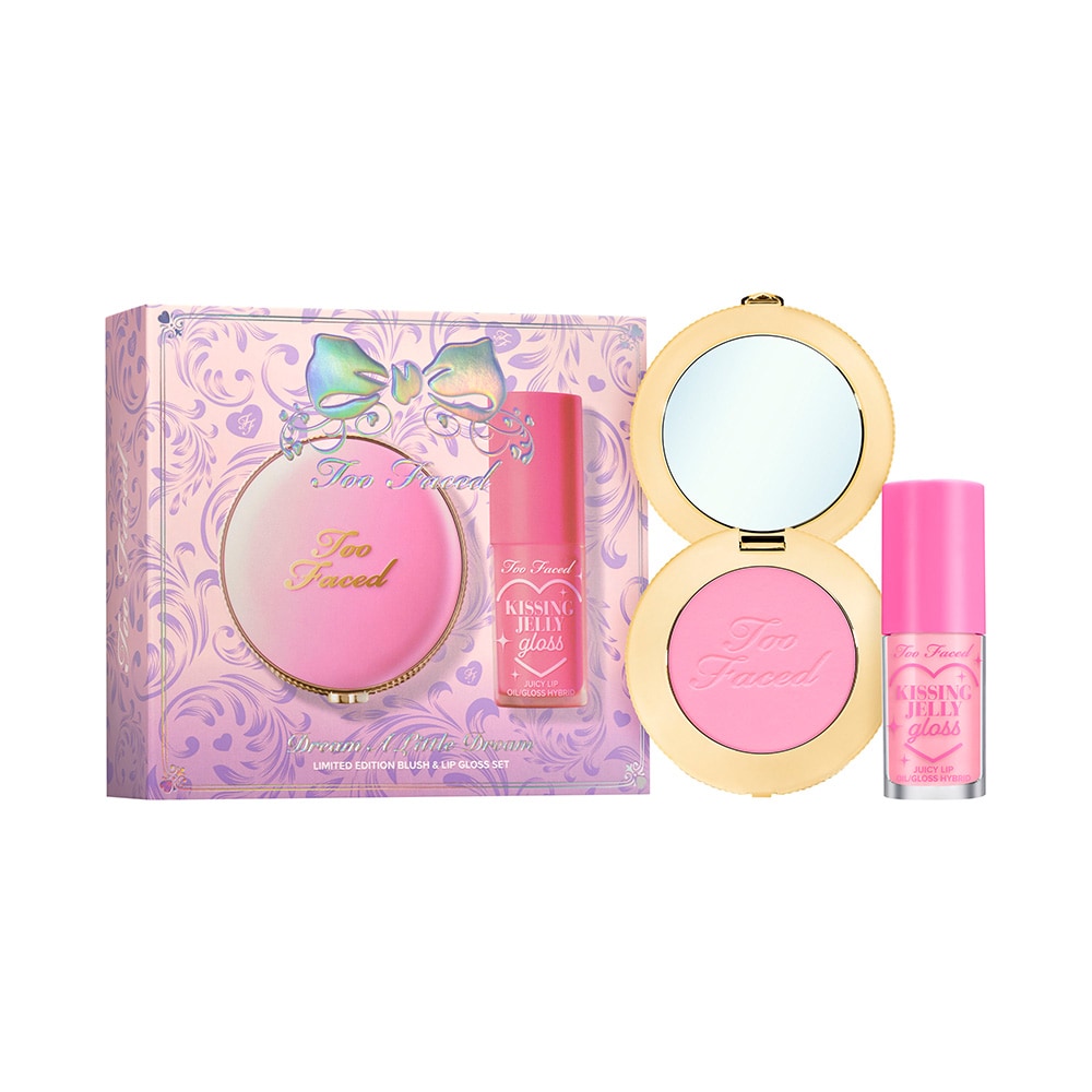 Kit Lip Oil Gloss Kissing Jelly e Blush em Pó Cloud Crush - Edição Limitada