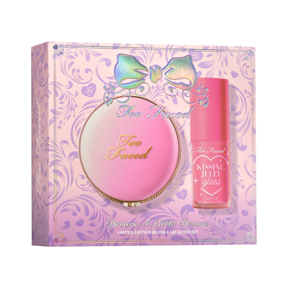 Kit Lip Oil Gloss Kissing Jelly e Blush em Pó Cloud Crush - Edição Limitada