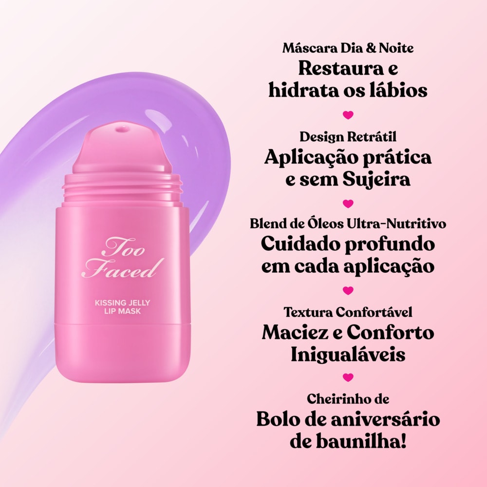 Máscara Labial Kissing Jelly, Birthday Kiss, 15ml