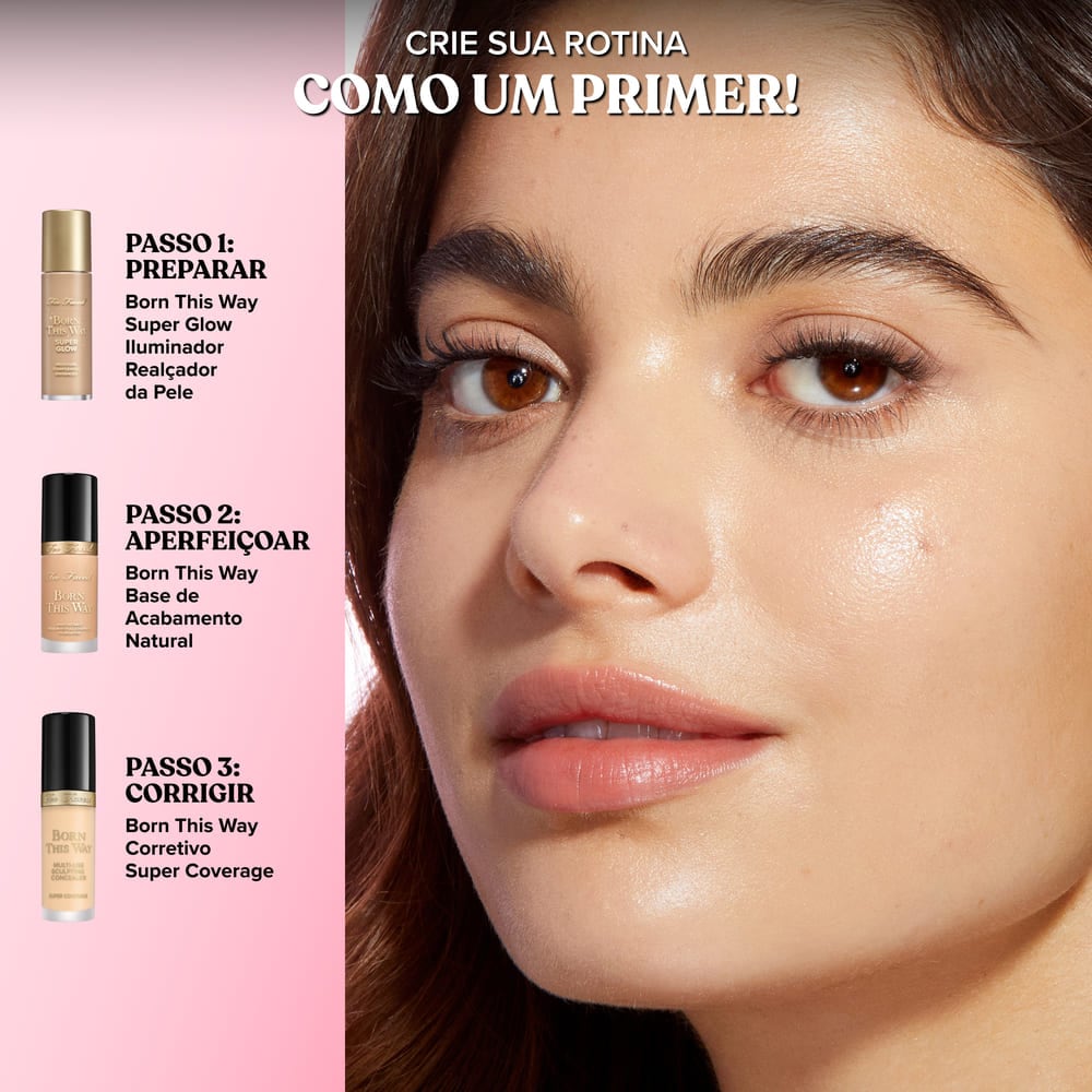 Iluminador Líquido Multifuncional Born This Way Super Glow, Vanilla Beam, 30ml