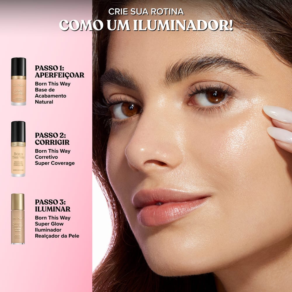 Iluminador Líquido Multifuncional Born This Way Super Glow, Vanilla Beam, 30ml