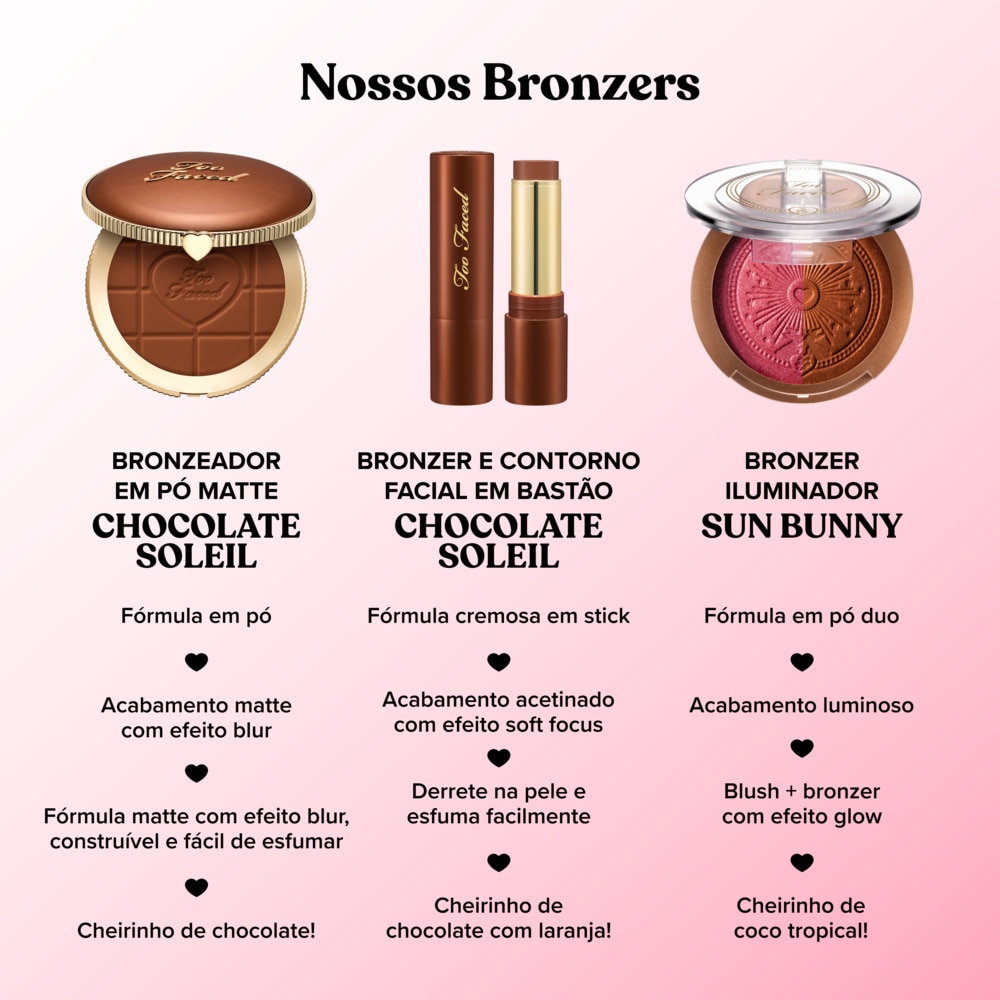 Bronzeador em Pó Matte Chocolate Soleil, Chocolate Soleil, 8g