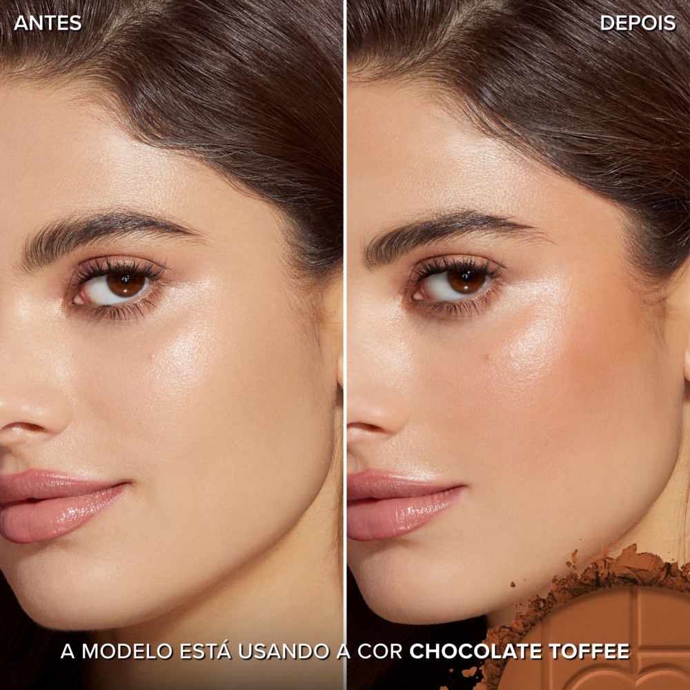 Bronzeador em Pó Matte Chocolate Soleil, Chocolate Toffee, 8g