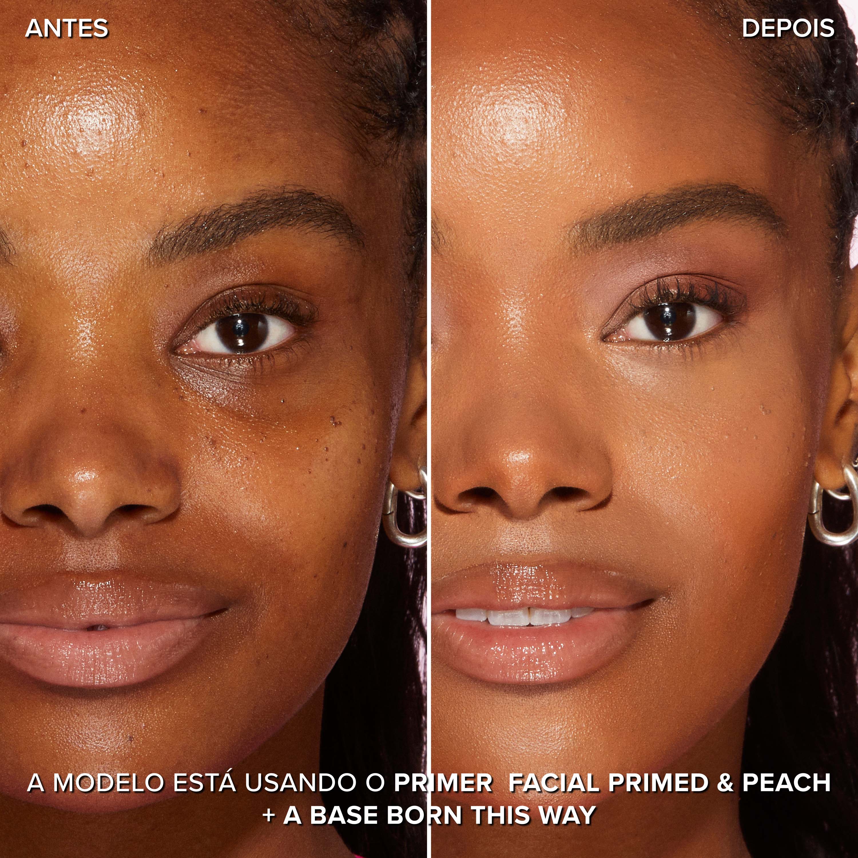 Primer para Rosto Primed & Peachy, 30ml