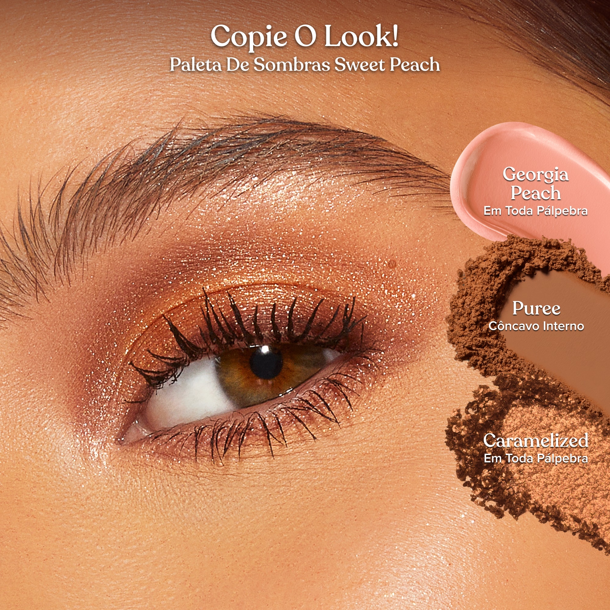 Paleta de Sombras Sweet Peach, 9g