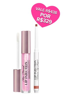 Kit de Natal – Lápis e Gloss Labial Lip Injection 