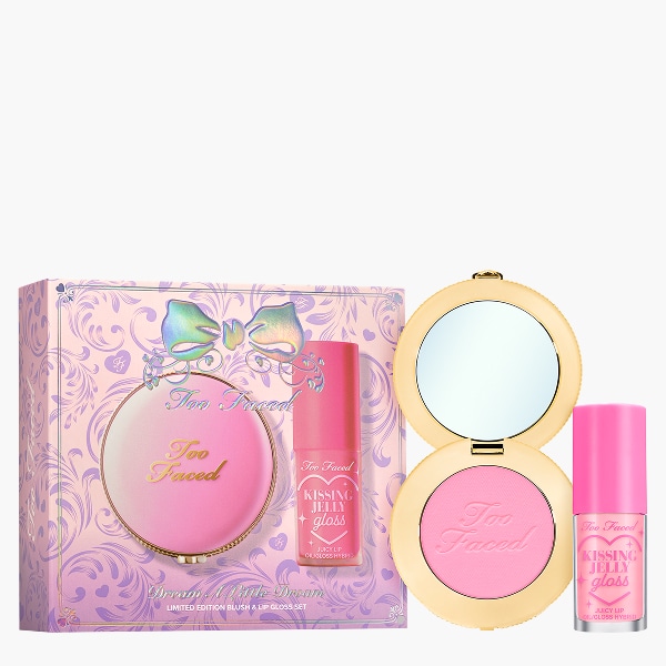 Kit Lip Oil Gloss Kissing Jelly e Blush em Pó Cloud Crush - Edição Limitada