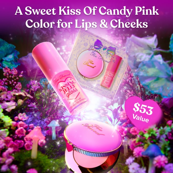 Kit Lip Oil Gloss Kissing Jelly e Blush em Pó Cloud Crush - Edição Limitada